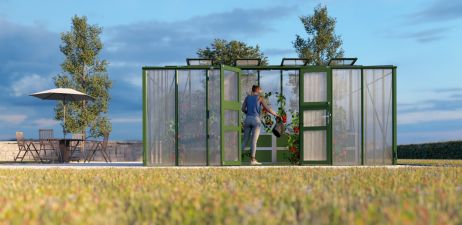 Vom Gewächshaus auf den Rost